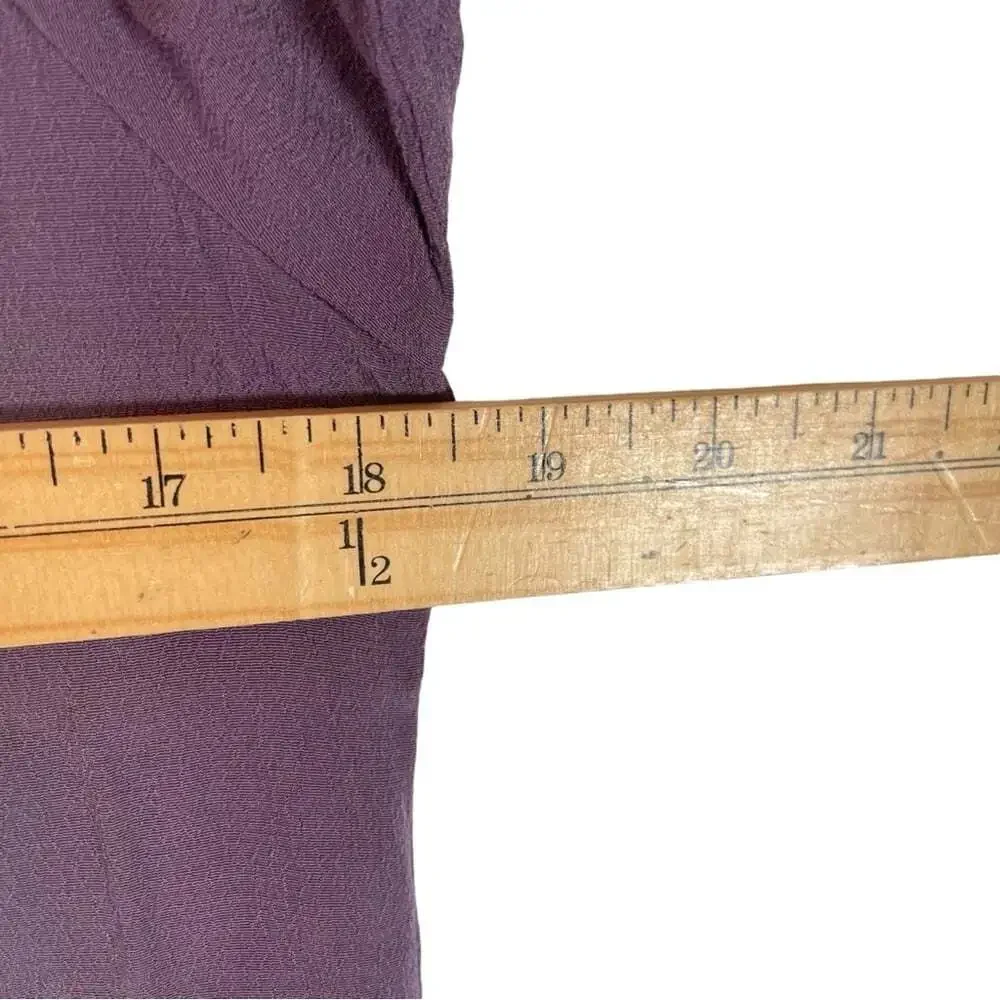 Aritzia Wilfred Free Teigen Dress Size M Purple Short Sleeve Midi Casual Minimal